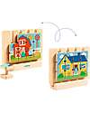 Djeco Casamix Vertical Wooden Puzzle - 3+ Ages Puzzles