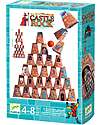 Djeco Castle Challenge - 2-in-1 Building and Knockdown Game - 4+ years Board Games