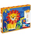 Djeco Collage Activity - Lion and other Animals - From 3 to 6 years Creative Toys