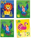 Djeco Collage Activity - Lion and other Animals - From 3 to 6 years Creative Toys