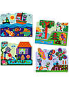 Djeco Coloring Cards with Water Markers - Hidden in the Garden Draw And Color