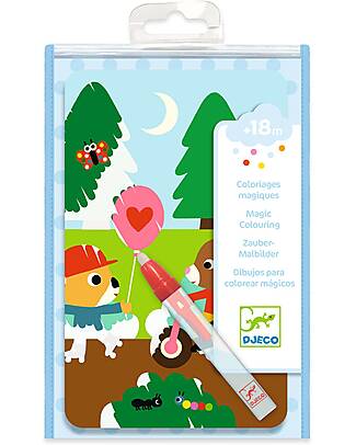 Djeco Colouring Kit - Colouring in the Park - Creative Water Play for Children - 18-m+ Draw And Color