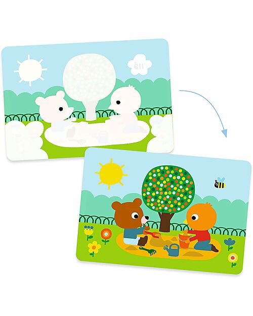 Djeco Colouring Kit - Colouring in the Park - Creative Water Play for Children - 18-m+ Draw And Color