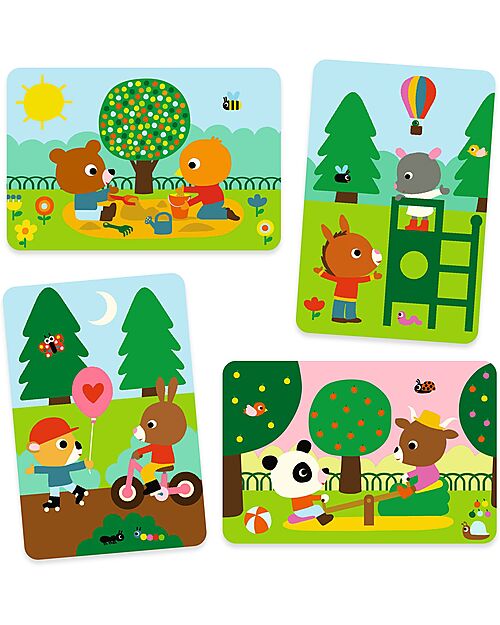 Djeco Colouring Kit - Colouring in the Park - Creative Water Play for Children - 18-m+ Draw And Color