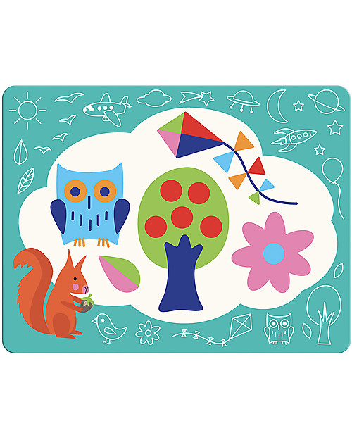 Djeco Colouring Set Magic Scribbles - with Water-Filled Pen! Draw And Color