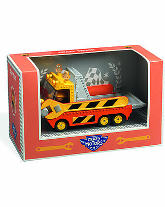 Djeco Crazy Truck Car - Crazy Motors - in Metal Pretend Play