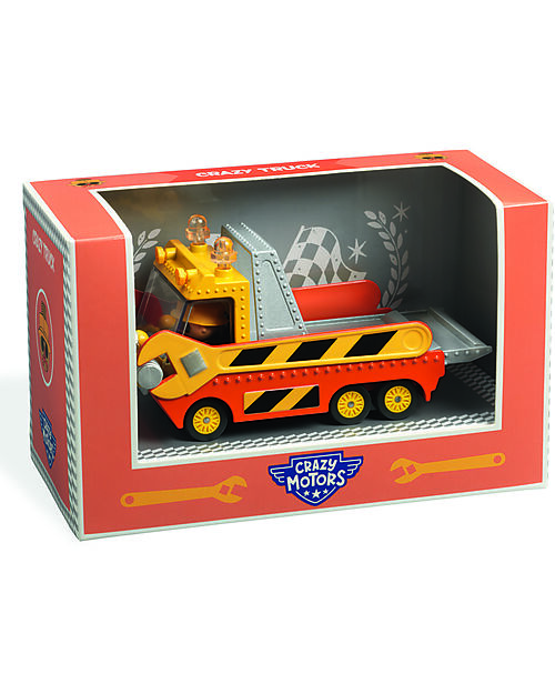 Djeco Crazy Truck Car - Crazy Motors - in Metal Wooden Toy Cars, Trains & Trucks