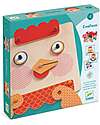 Djeco CreaFaces - Create Animal Faces - Stimulates Concentration Creative Toys