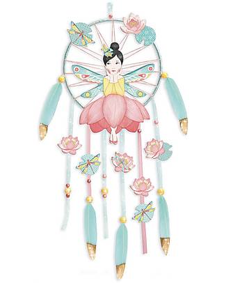 Djeco Creative Lotus Fairy Dreamcatcher Kit - FSC Certified Paper Art & Craft Kits