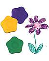 Djeco Creative Set 12 Crayons - Flower - Ergonomic Shape Draw And Color