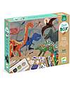 Djeco Dino Box Multiactivity Game - 6 Creative Activities and Dinosaur Themed Projects - from 6 to 10 years Art & Craft Kits
