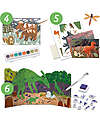Djeco Dino Box Multiactivity Game - 6 Creative Activities and Dinosaur Themed Projects - from 6 to 10 years Art & Craft Kits