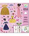 Djeco Doll Stickers Kit - Dress them for Every Season - 4+ Stickers & Stamps Sets