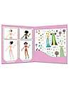 Djeco Doll Stickers Kit - Dress them for Every Season - 4+ Stickers & Stamps Sets