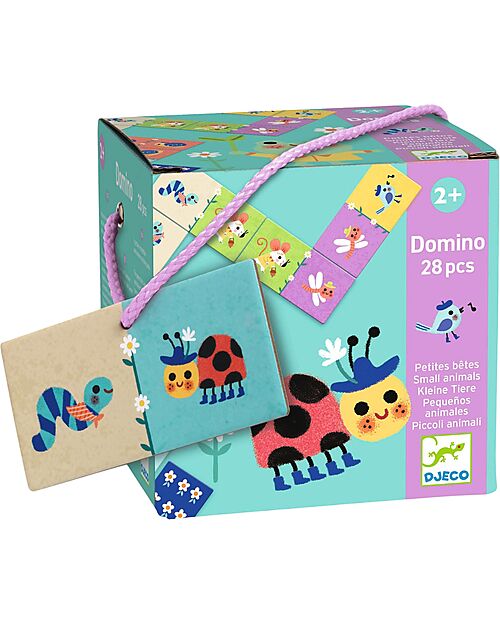 Djeco Domino Small Animals - 28 pieces - 3+ years Memory Games