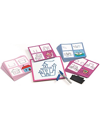 Djeco Educational Game Eduludo Step By Step, Josephine & co Colouring Activities