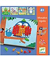 Djeco Educational Game, Mosaico Rigolo - 8 Shapes Puzzles