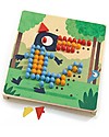 Djeco Educational Game, Mosaico Rigolo - 8 Shapes Puzzles
