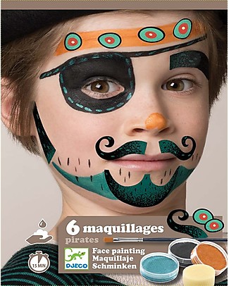 Djeco Face Paint Set - Pirate Tattoos