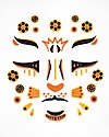 Djeco Face Tattoo - Animals, Leopard Children's Tattoos
