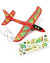 Djeco Fire Plane Play Set - It Can Fly up to 75 Metres Outdoor Games and Toys_
