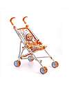 Djeco Forest Stroller for Pomea Doll - 54cm - Umbrella Closure Toy Prams