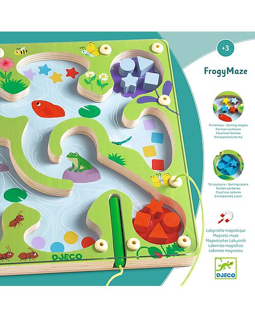 Djeco FrogyMaze Magnetic Maze - 3+ years Magnetic Games
