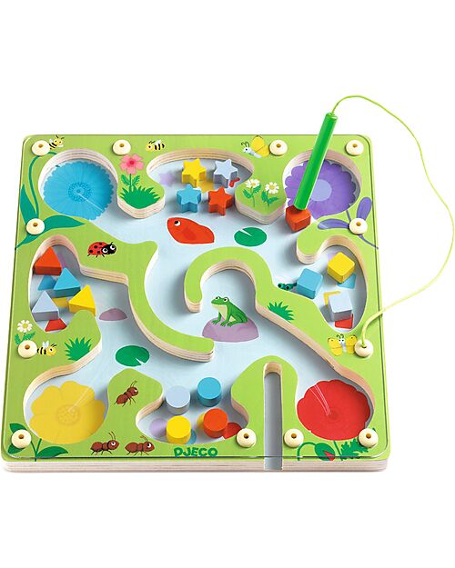 Djeco FrogyMaze Magnetic Maze - Ages 3+ Magnetic Games