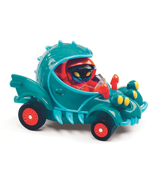 Djeco "Funny Beast" Toy Car - Vehicle with Suspension Wooden Toy Cars, Trains & Trucks