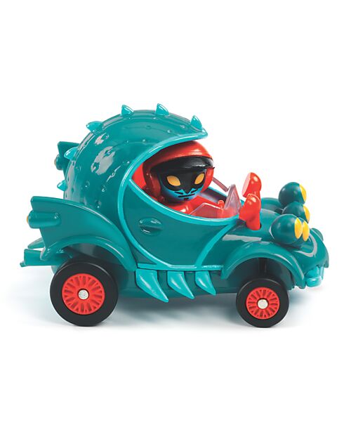 Djeco "Funny Beast" Toy Car - Vehicle with Suspension Wooden Toy Cars, Trains & Trucks