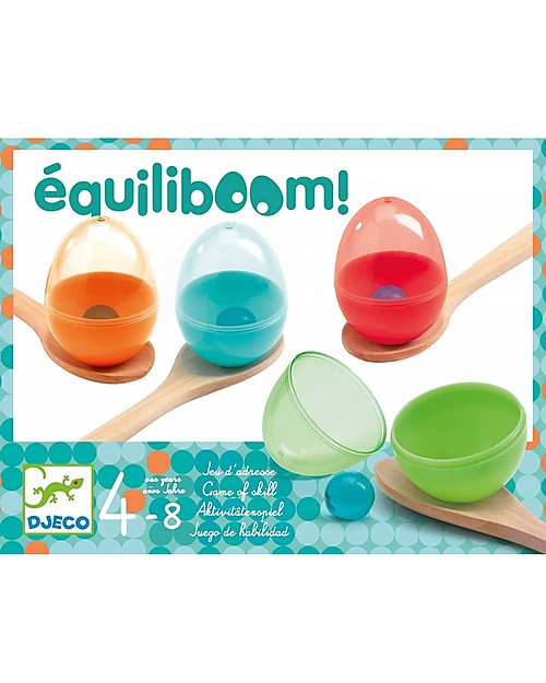 Djeco Game of Balance, Equiliboom - Don't Drop the Egg! Outdoor Games and Toys_