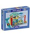 Djeco Garage - Perfect for Playing with Crazy Motors Toy Cars - Wooden Wooden Toy Cars, Trains & Trucks