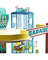 Djeco Garage - Perfect for Playing with Crazy Motors Toy Cars - Wooden Wooden Toy Cars, Trains & Trucks