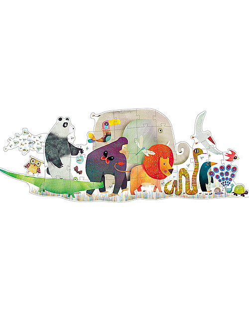 Djeco Giant Puzzle: Animal Parade - 36 pieces Puzzles