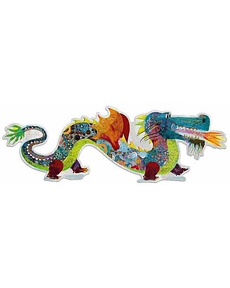 Djeco Giant Puzzle: Leon the Dragon - 58 Pieces Puzzles