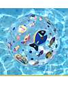 Djeco Inflatable Ball - with Fish - Diameter 35 cm - Perfect for the Beach Beach Toys