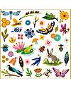 Djeco Kit of 160 Stickers - Garden Theme - from 4 to 7 years Stickers & Stamps Sets