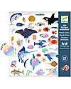 Djeco Kit of 160 Stickers - Ocean Theme - from 4 to 7 years Stickers & Stamps Sets