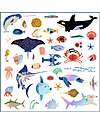 Djeco Kit of 160 Stickers - Ocean Theme - from 4 to 7 years Stickers & Stamps Sets