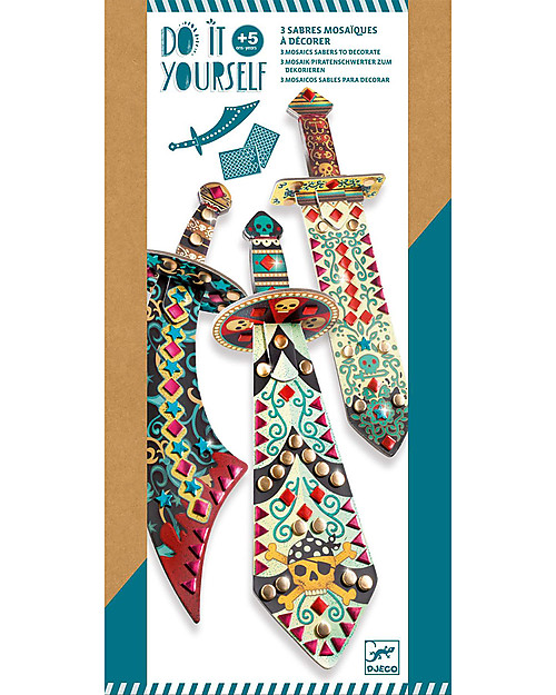 Djeco Like a Pirate - Decorate the Swords! Creative Toys