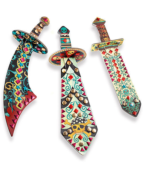 Djeco Like a Pirate - Decorate the Swords! Creative Toys