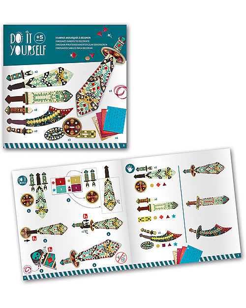 Djeco Like a Pirate - Decorate the Swords! Creative Toys