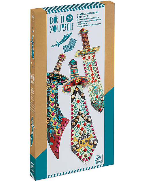 Djeco Like a Pirate - Decorate the Swords! Creative Toys
