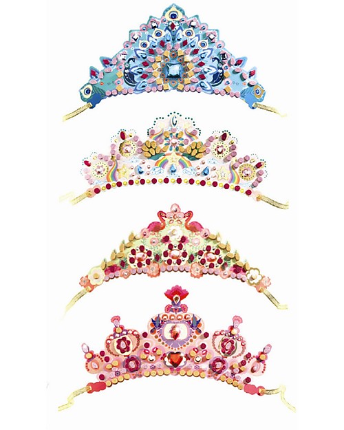 Djeco Like a Princess - Decorate the Tiaras! Creative Toys