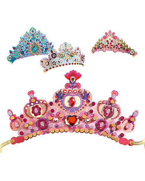 Djeco Like a Princess - Decorate the Tiaras! Creative Toys