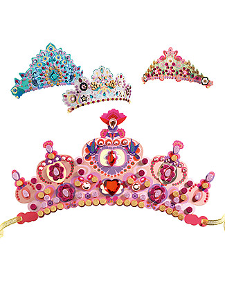 Djeco Like a Princess - Decorate the Tiaras! Creative Toys