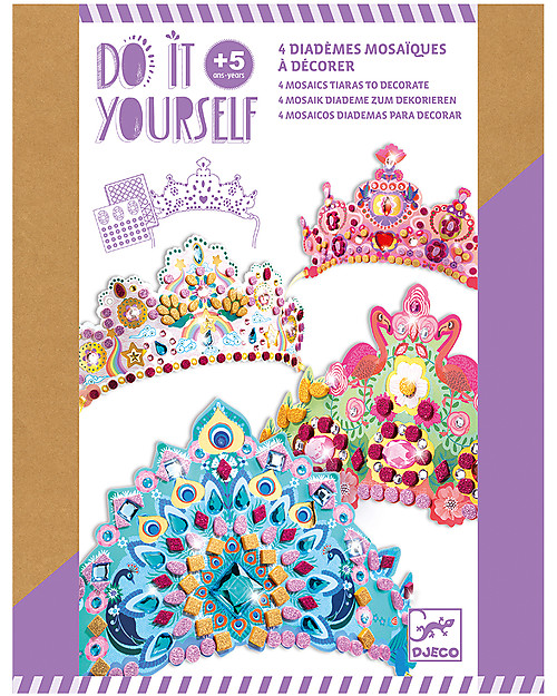 Djeco Like a Princess - Decorate the Tiaras! Creative Toys
