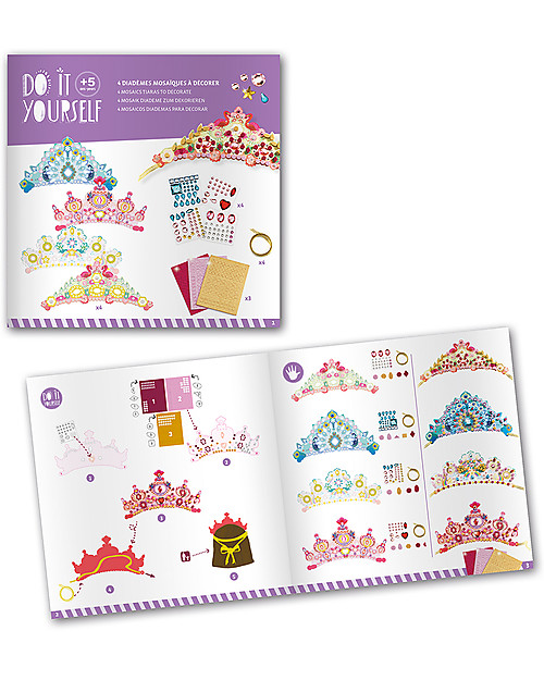 Djeco Like a Princess - Decorate the Tiaras! Creative Toys