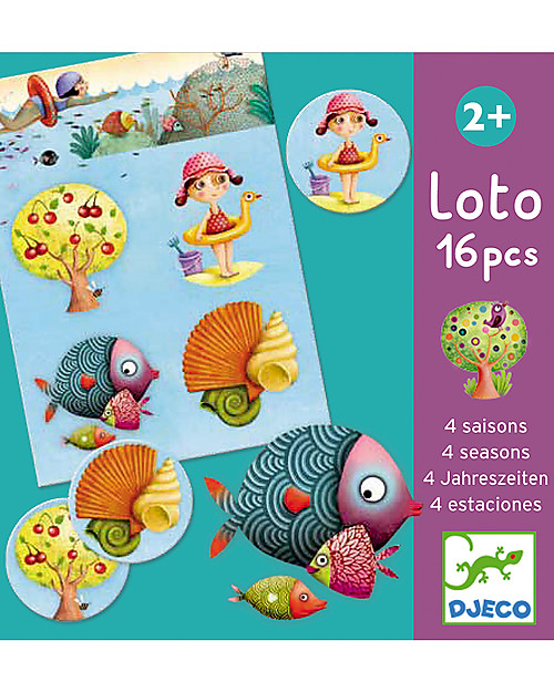 Djeco Loto 4 Seasons - Find the Matching Images Board Games