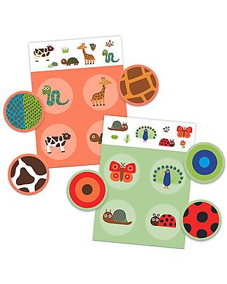 Djeco Lotto Game Bingo Feathers&Fur - Matching and Memory Game - FSC Paper Memory Games